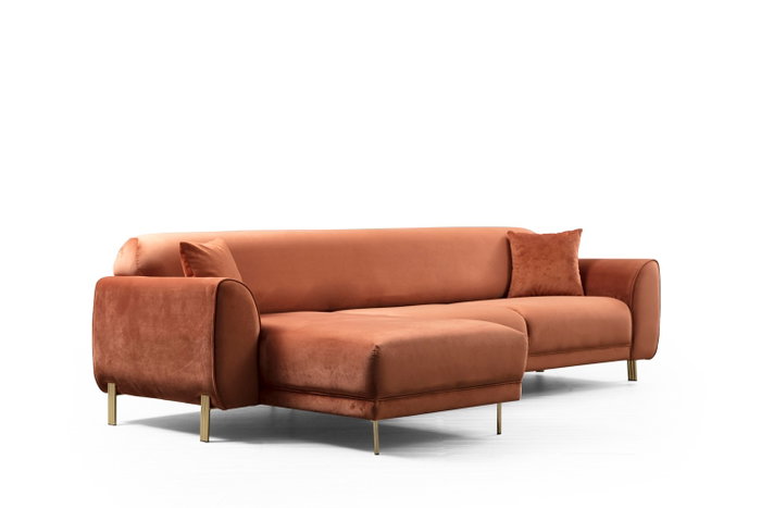 Atelier Del Sofa Sofá-Cama de Esquina Image Corner Left Cinnamon Atelier Del Sofa Sofá-Cama de Esquina Image Corner Left Cinnamon
